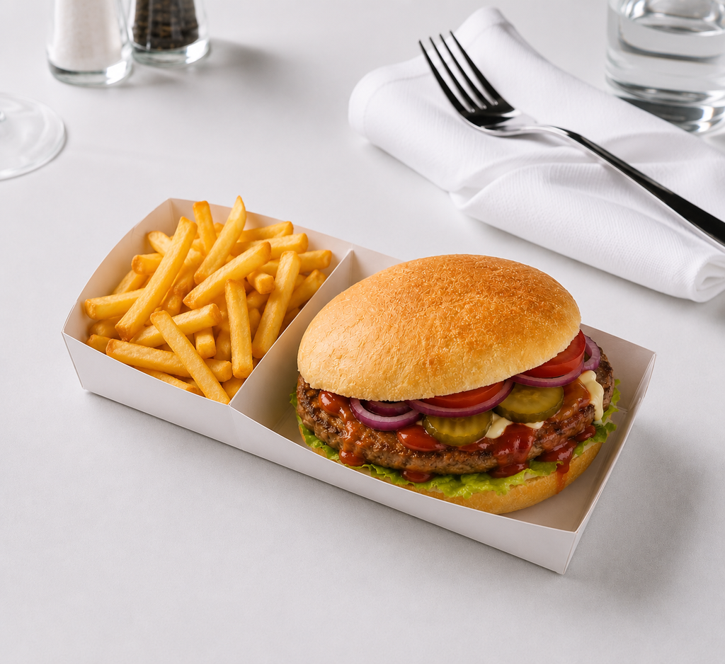 Hamburger frites